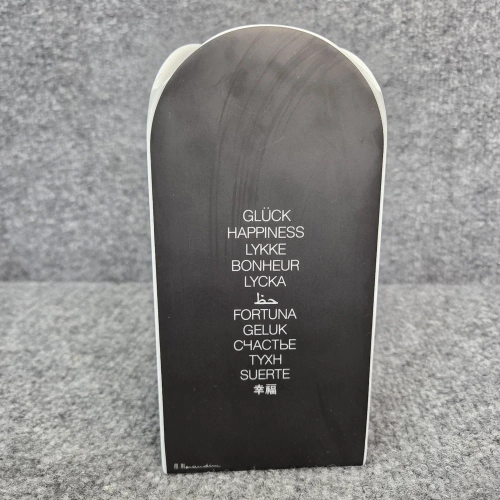 Rosenthal Vase Marcello Morandini Alphabet Black 1980 